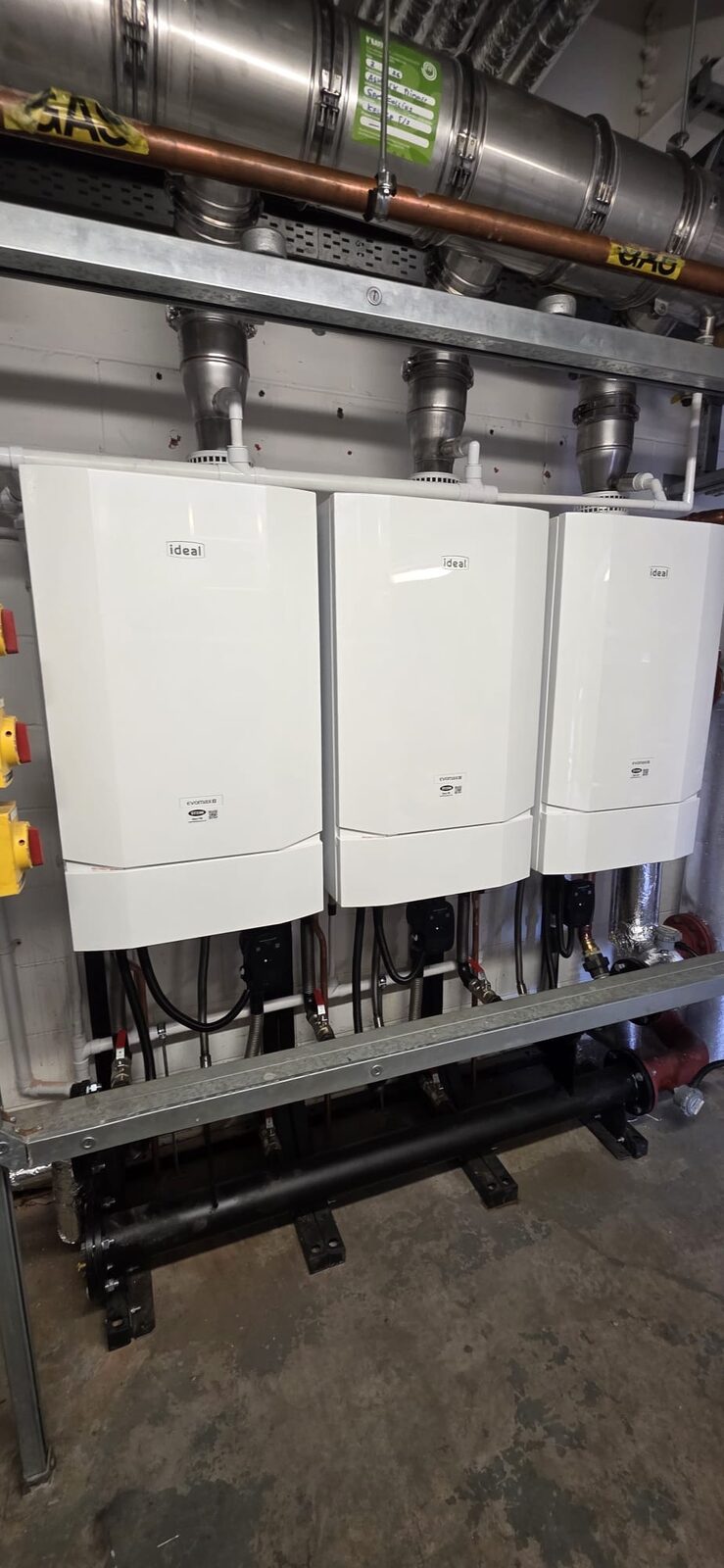 Condensing boiler cascade at Ashpark Primary School